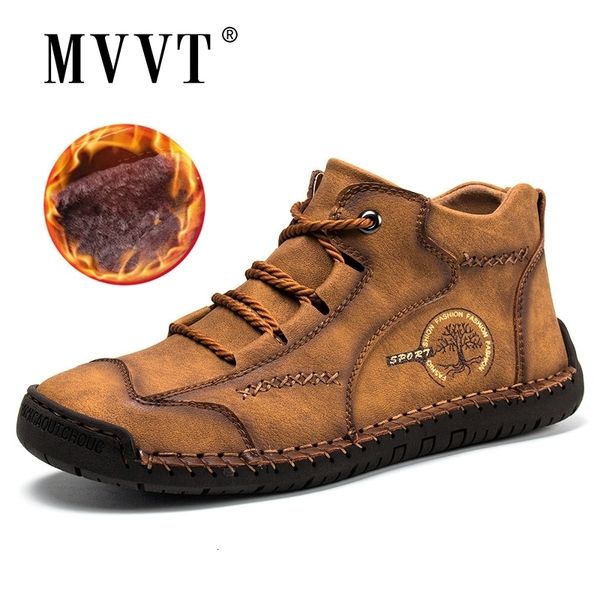 

new factory sale 2020 new leather men boots handmade ankle boots khaki outdoor winter boots men casual leather shoes autumn, Black