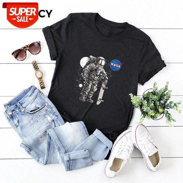 

jfuncy women summer t shirt oversize female t-shirts short sleeve cotton woman tshirt fashion print lady tees #tf6s, White