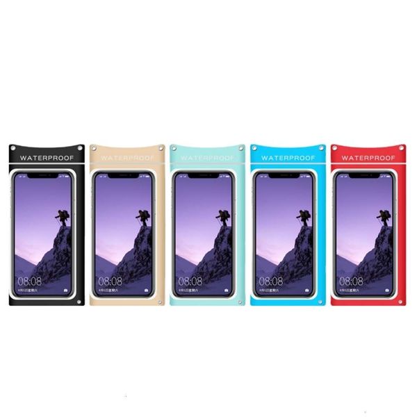 

qadustproof and scratch proof waterproof tpu mobile phone cas with straplk