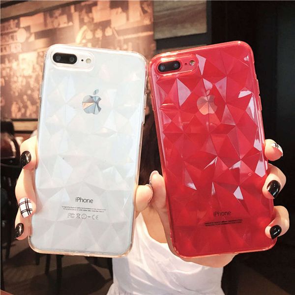 

se3d case, vip 7, 8, 8 plus, xs, max, xr, x, 6, 6s plus transparent silicone rubber casevgt