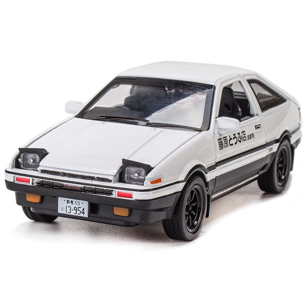 

alloy supercar toyota ae86 initial d movie car model sound light pull back car 2021 sell gift of the child