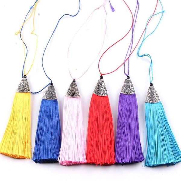 

12pcs lot fish mouth cap tassel silk fringe bangs flower tassel trim decorative tassels for curtains home decoration accessories h wmtdbt