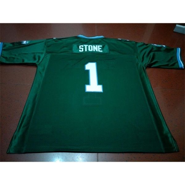 

121 #25 tulane matt forte #1 stone green white college jersey size s-4xl or custom any name or number jersey, Black