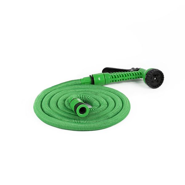 

15m good quality flexible expandable garden hose 100ft with plastic quick connector