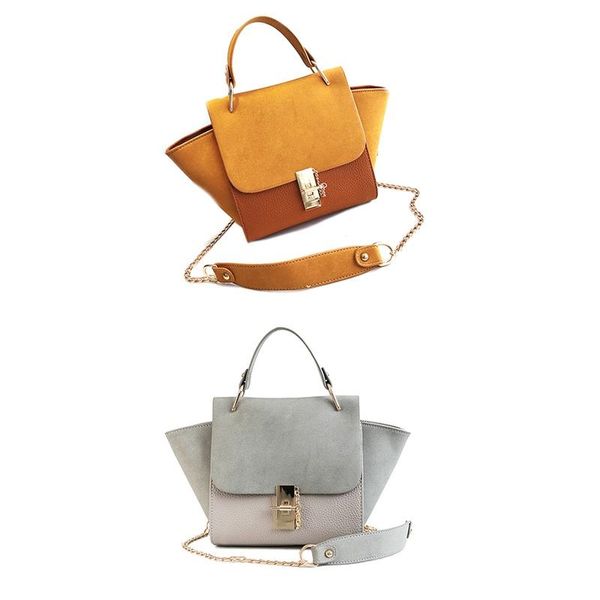

fashion lady messenger bag female nubuck leather casual shoulder bag handbag lady swing