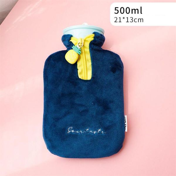 

cartoon warm water bottle mini fruits zipper portable plush washable water injection explosionproof warm hand bag handwarmer sqcuuu