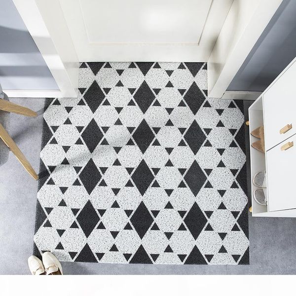

household nordic home mats door mats door anti-skid pvc wire loops rugs