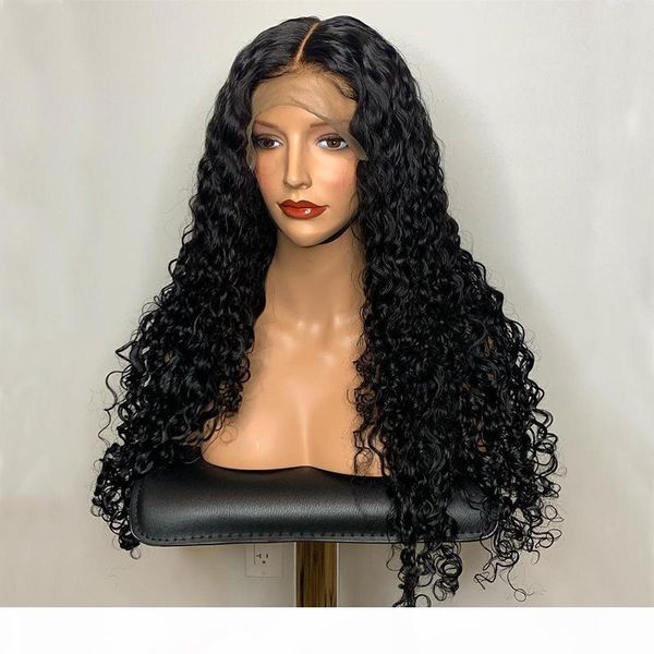 

short 13x4 lace front human hair wigs pre plucked with baby hair curly brazilian remy hair lace front bob wigs, Black;brown