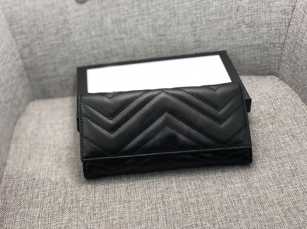 

443436 wallet women's wallet zipper bag female designer wallet purse fashion card holder pocket long women bag with box 02, Red;black