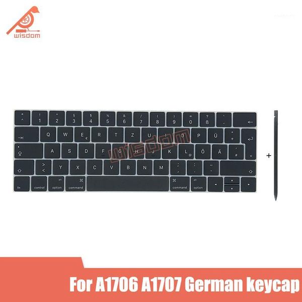 

full new keyboard keycap german key cap for pro retina 13" a1708 a1706 a1707 keyboard 2020 2020 year german keys set1