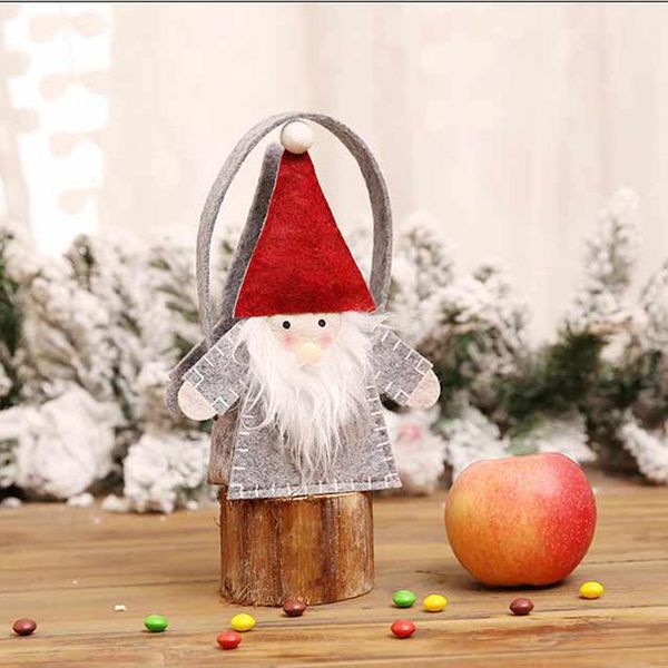 

party cartoon packet christmas candy holders bag decor for home new year holiday santa claus gifts x