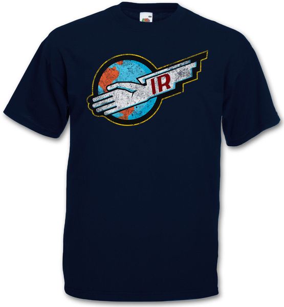 

logo t-shirt - gerry sylvia anderson international rescue рубашка спорта с капюшоном толстовка толстовка