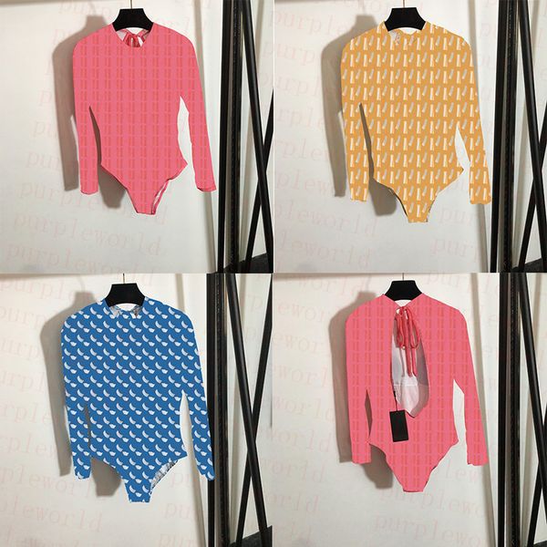 

backless bodysuits tights one piece swimwear full letter designer swimsuit creative tie pattern girls swimsuits, White;black