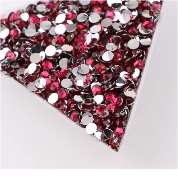 

dark rose red 10000pcs 2mm/m/4mm/5mm round resin flatback rhinestones for diy nail art/jewelry decoration d jllbhb, Black