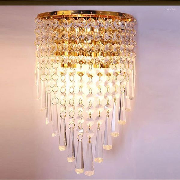 

modern crystal chandelier wall light lighting fixture 220v e14 led ceiling lights1