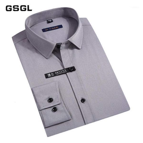 

classic style bamboo fiber men dress shirt solid color men's social shirts office wear easy care1, White;black