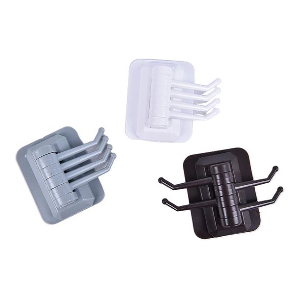 

rotatable storage rack adhesive shelf strong bathroom 4 wall hook holders towel racks qyljyg mywjqq