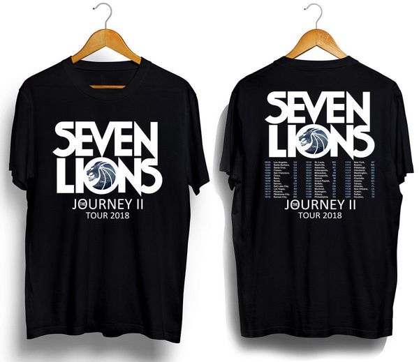 

seven lions the journey tour dates 2018 t shirt size s to3xl men t shirt print shirts men short sleeve tee sport hooded sweatshirt hoodie