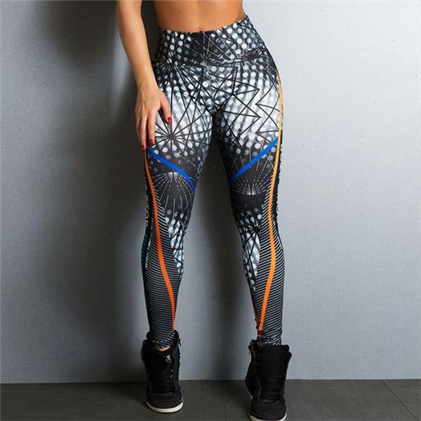 

leggings women fashion geometric line jeggings high waist athleisure pants leggings fitness feminina push up leggings, Black