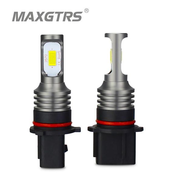 

2x super bright 3570 led projector lens p13w sh23w psx26w drl auto fog lamps car daytime running light 12v/24v white gold