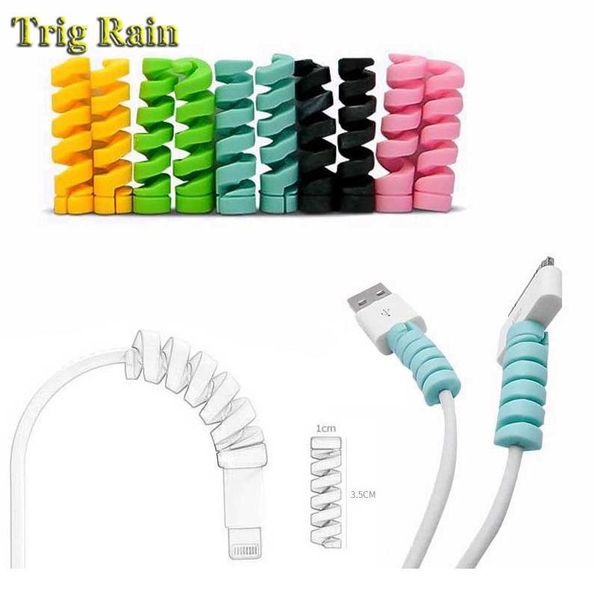 

spiral cable protector data line sile bobbin winder protective for iphone samsung android usb charging earphone ca qylczj