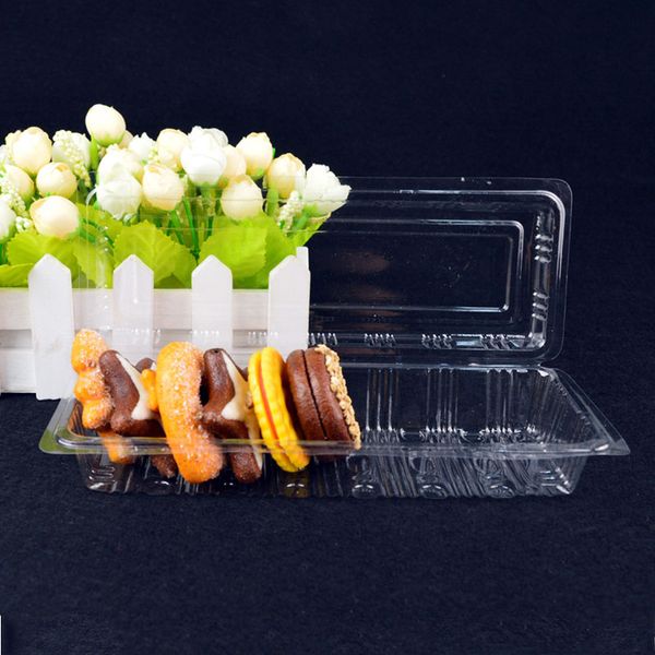 

donut macaron cake bread boxes clear disposable take out containers
