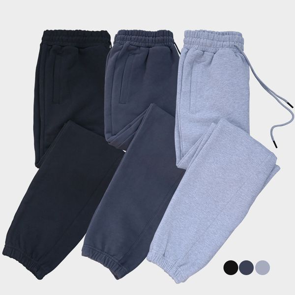 

slacks baggy trend quarter legged sports men's casual pants, Black