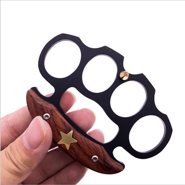 

20 stainless steel finger tiger four-finger self-defense weapon portable hand buckle tiger finger fist buckle self-defense equipment02365