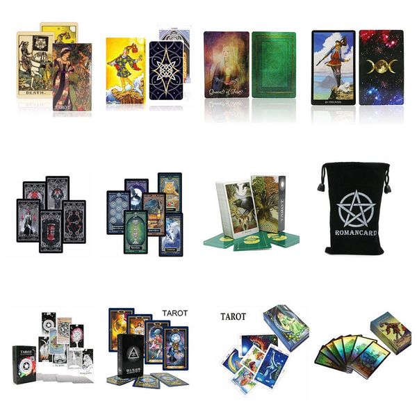 

tarot cards oracles deck mysterious divination witch rider tarot deck for women girls cards game board game h wmthou