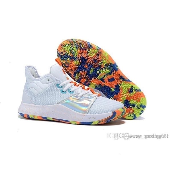 

paul george pg 3 3s iii ts gs id ep palmdale basketball shoes pg3 starry blue orange sports sneakers size 40-46, Black