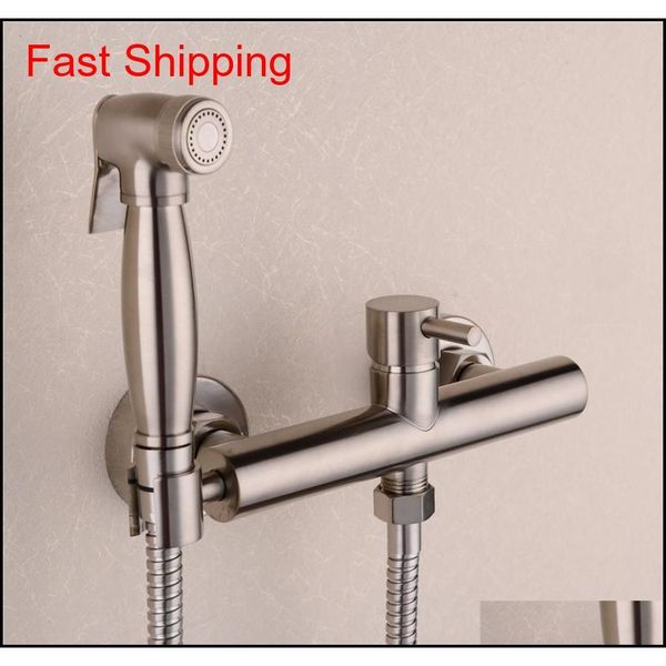

brass nickel toilet bidet spray & cold mixer valve with hose, handheld bidet , portable hand held b qyliyd bdenet