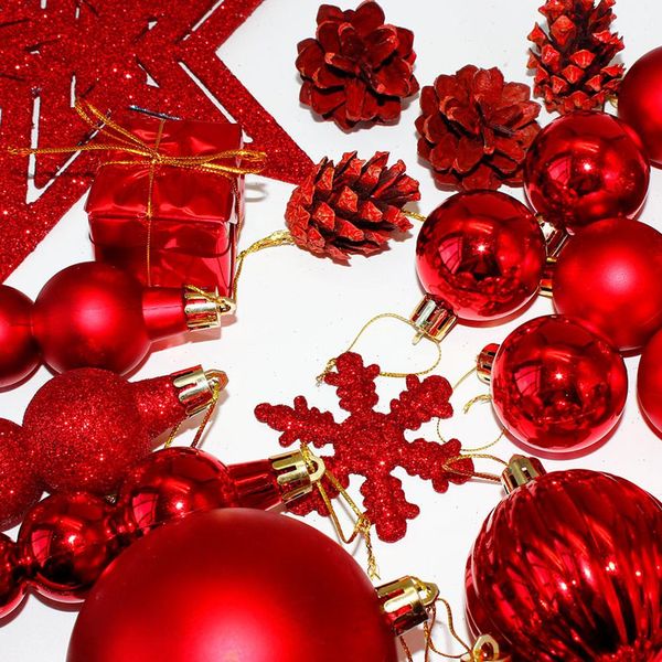 

60pcs christmas tree decor pendant exquisite christmas tree pendant party supplies for christmas ball tree decor xmas party wmttne