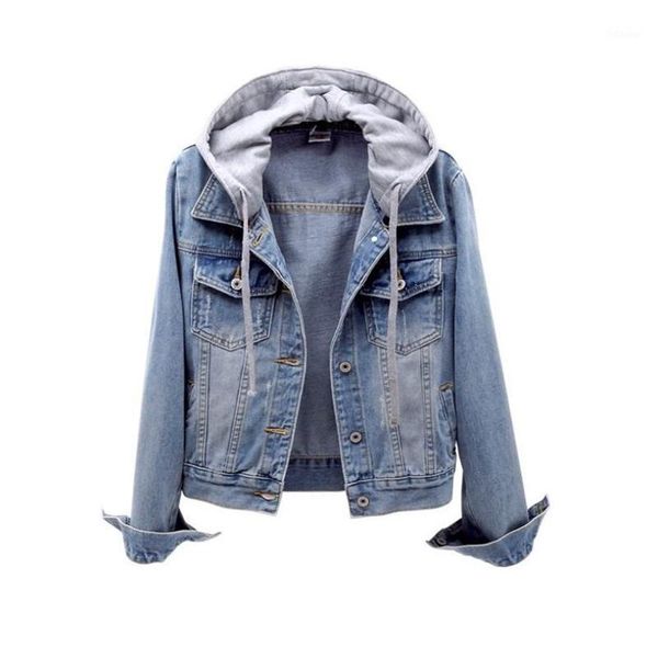

autumn women casual denim coat women long sleeve jean jacket coats and jackets1, Black;brown