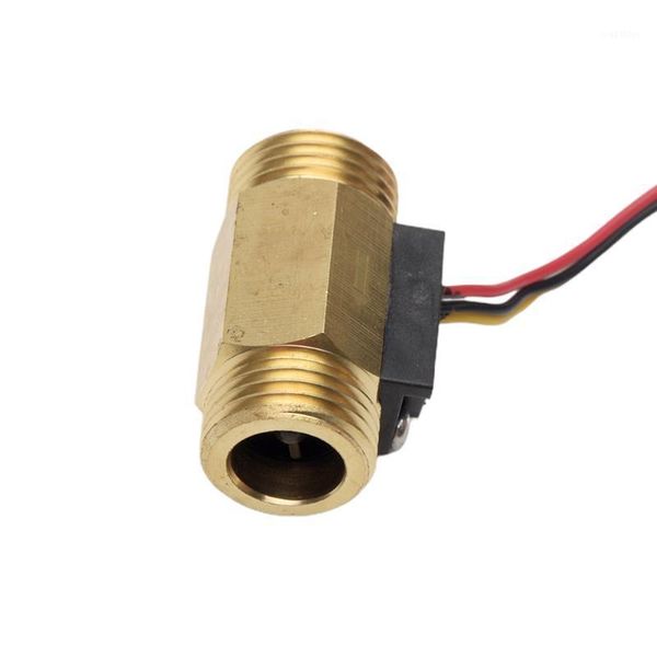 

water flow sensor drinking fountain liquid easy install coffee machine measurement switch hall effect copper control safe1