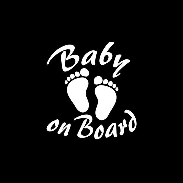 

car sticker car warning baby carriage sticker creative decal accessories waterproof sunscreen ,15cm*14cm