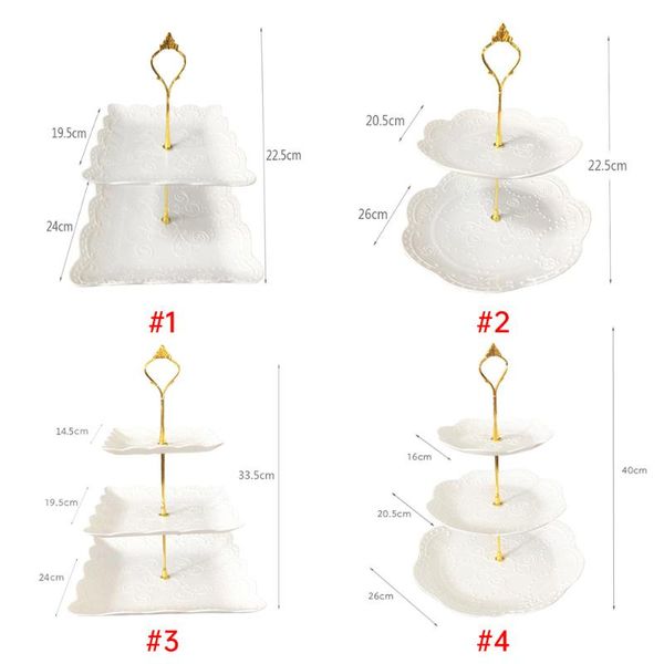 

baking & pastry tools cake rack holder tiered stand 2/3 layers 3 tier cupcake crown