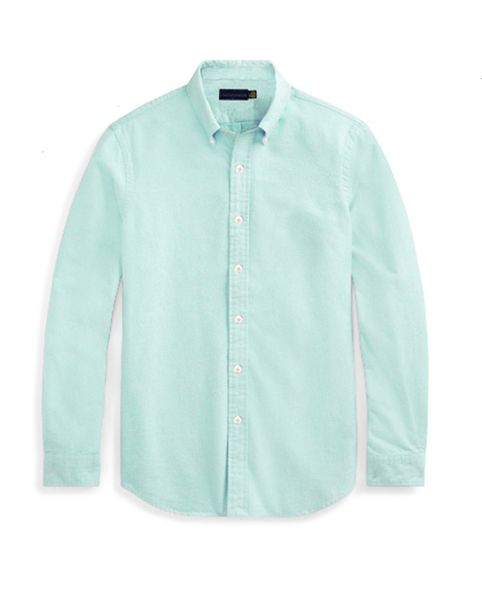 

quality mens shirts embroidery small blouse horse shirts long sleeve solid color slim fit casual business clothing l, Gray