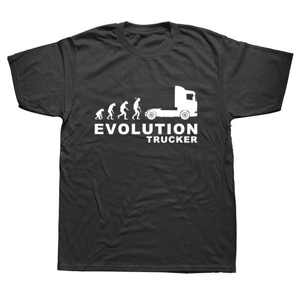 

t shirt novelty funny men crew neck trucker evolution driver short-sleeve t shirt sport hooded sweatshirt hoodie