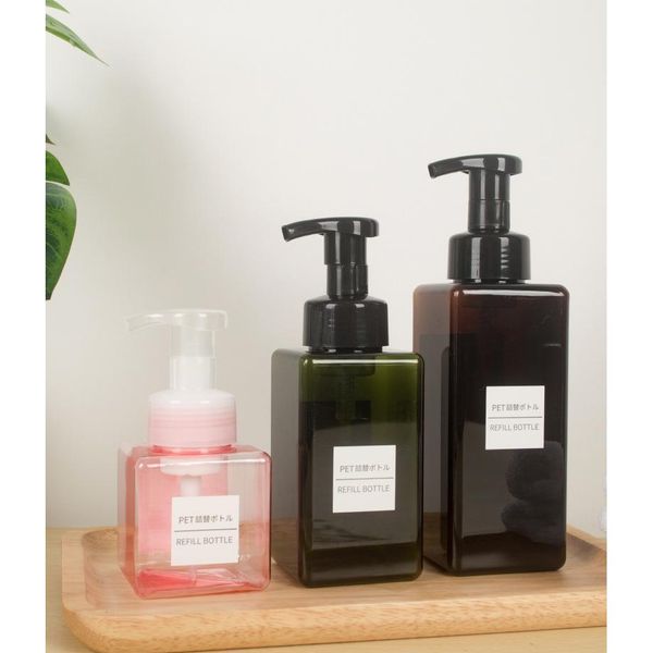 

450ml plastic foam bottle container shampoo lotion liquid soap pump empty shampoo bottles with lotion pumps for conditioner, body wash