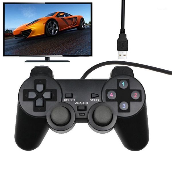 

wired usb pc controller for pc computer lapfor winxp/7/8/10 vista black gamepad game joystick gameing joypad1