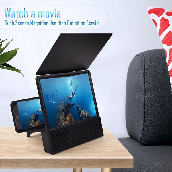 

besegad 4 в 1 экран 3d hd телефон фильм усилитель magnifier проектор с bluetooth spearker photo frame mobile power function wmtiwb hwjh