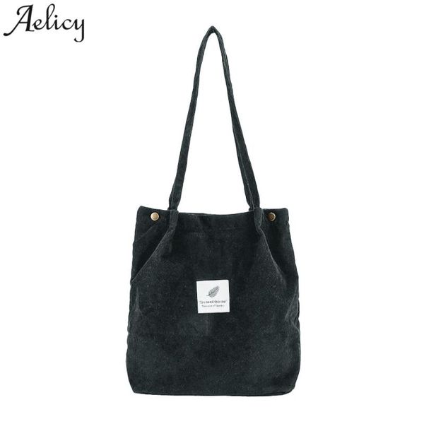 

aelicy handbag women corduroy pure color girls messenger bag satchel tote travel bag carteras mujer de hombro y bolsos drop ship
