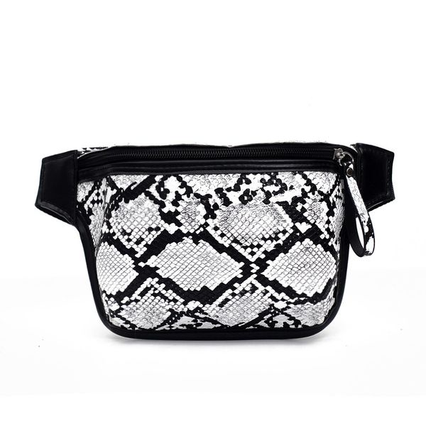 

new 2021 summer simple fashion pockets personalized snake pattern shoulder Messenger bag