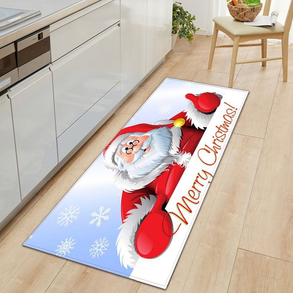 

kitchen carpet entrance doormat home mat for floor merry christmas pattern bedroom tatami decorative hallway anti-slip bath rugs