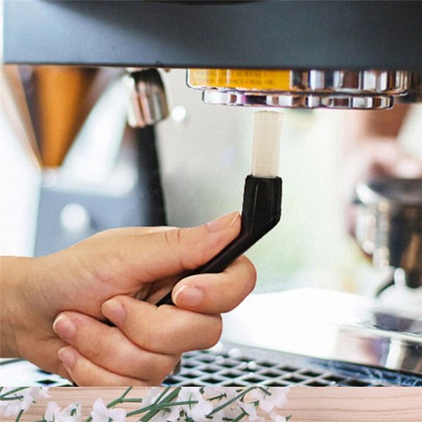 

1pcs kitchen cleaning black plastic handle nylon bristle filter net cleaner coffee machine brush home appliance parts q1221