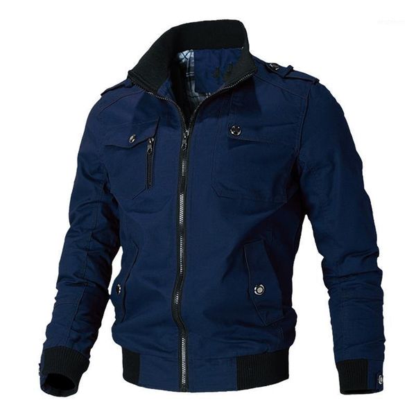 

men's jackets 2021 casual jacket men spring autumn army mens coats male outerwear windbreaker brand clothing1, Black;brown