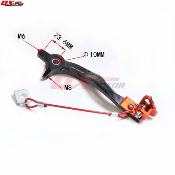 

cnc billet rear brake pedal for sx sxf exc 125-530 08-15 dirt bike motocross