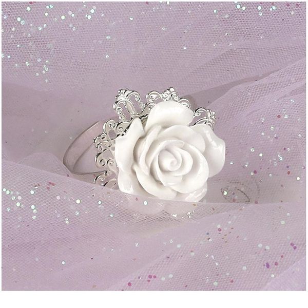

6/12pcs acrylic rose napkin ring diy handmade decorative crafts for wedding celebrations birthday party l banquet de qylwwi