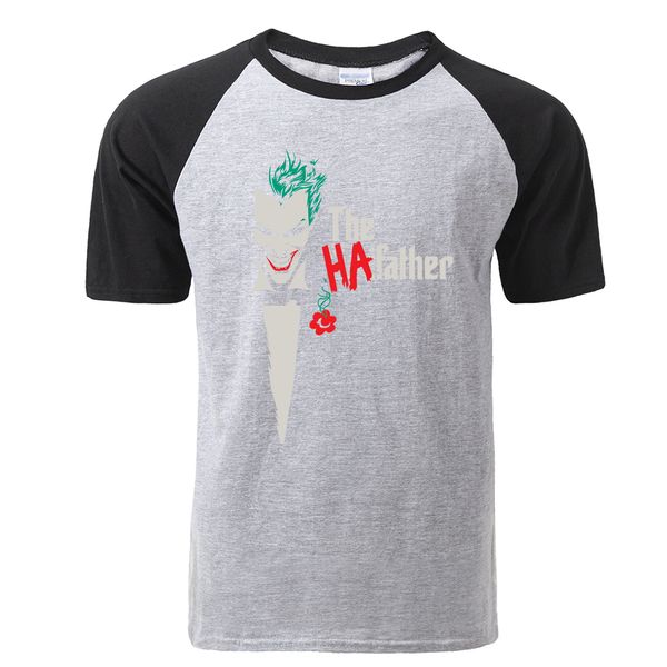 

sport 2019 new cotton printed ha father joker funny t-shirt men's mash up comedy t-shirt tee shirt homme tshirt men hip hop t shirt