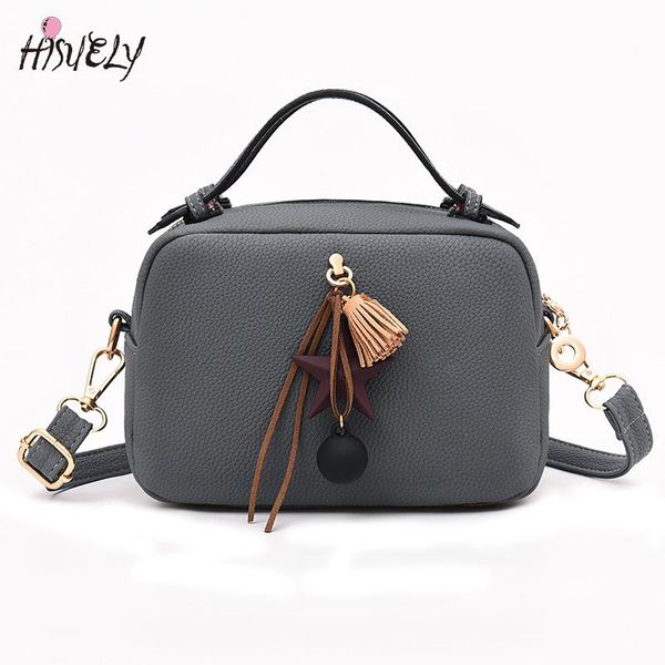 

korean tassels women pu leather shoulder bag messenger bag ladies handbag retro purse female crossbody bolsa feminina